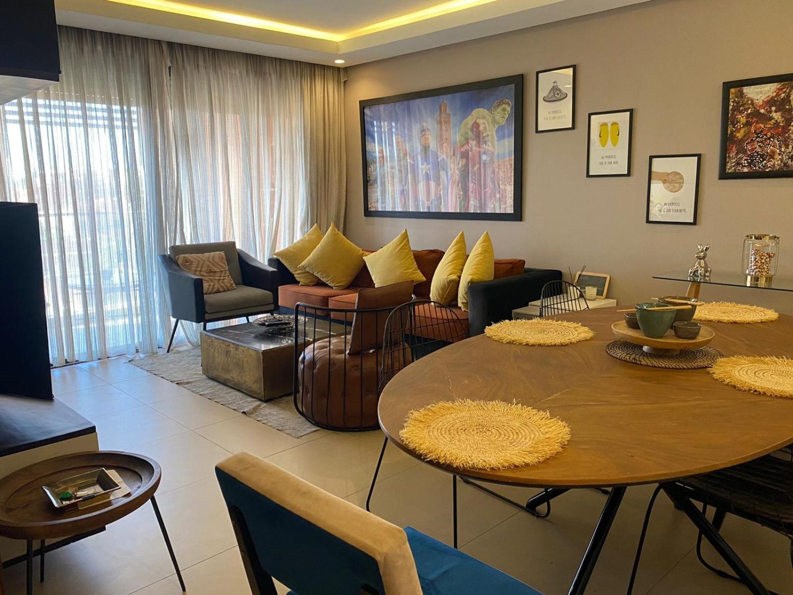 Luxueux Appart Hivernage Avec Vue Sur L"Atlas Μαρακές Εξωτερικό φωτογραφία