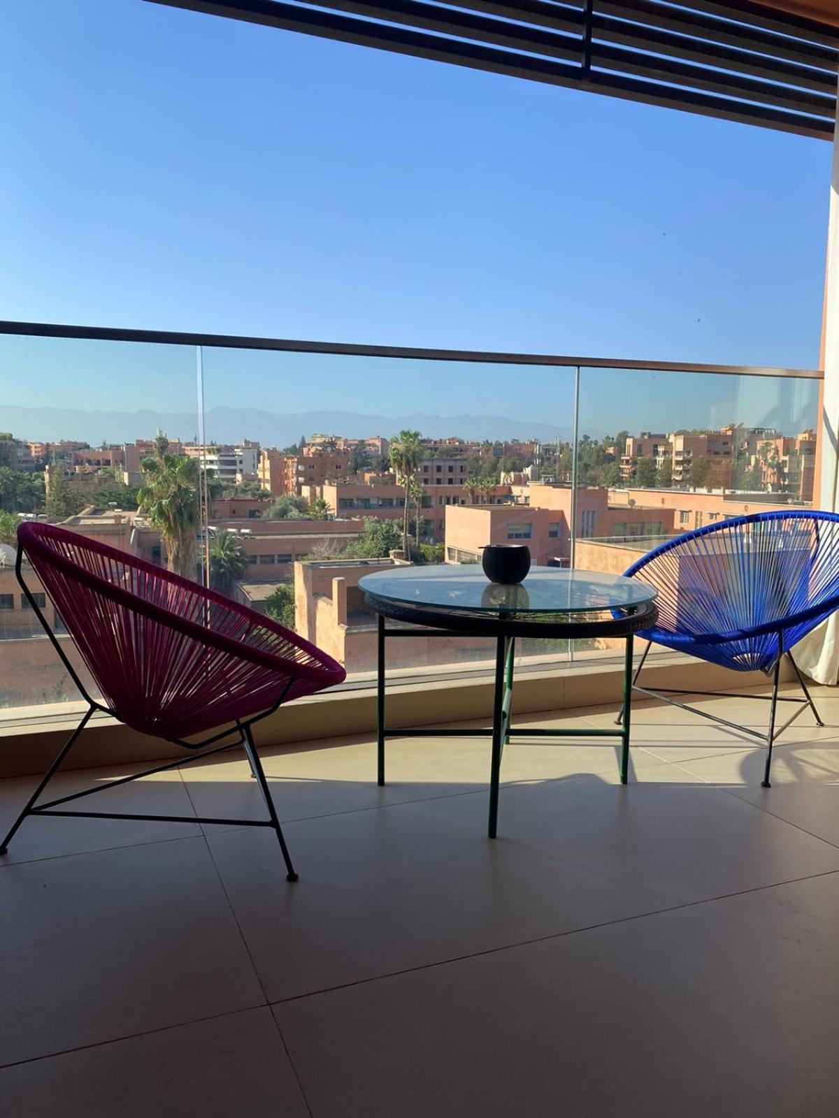 Luxueux Appart Hivernage Avec Vue Sur L"Atlas Μαρακές Εξωτερικό φωτογραφία