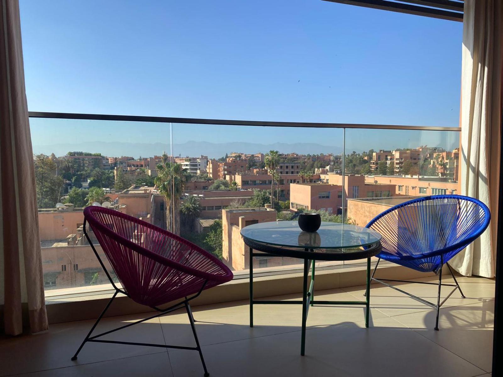 Luxueux Appart Hivernage Avec Vue Sur L"Atlas Μαρακές Εξωτερικό φωτογραφία